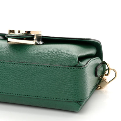 Gucci Dollar Calfskin Interlocking G Crossbody Bag Emerald 10 of 10
