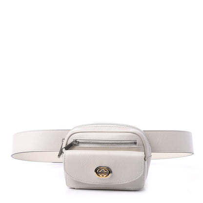 Gucci Fluffy Calfskin Mini Morpheus Belt Bag 90 36 White 1 of 11