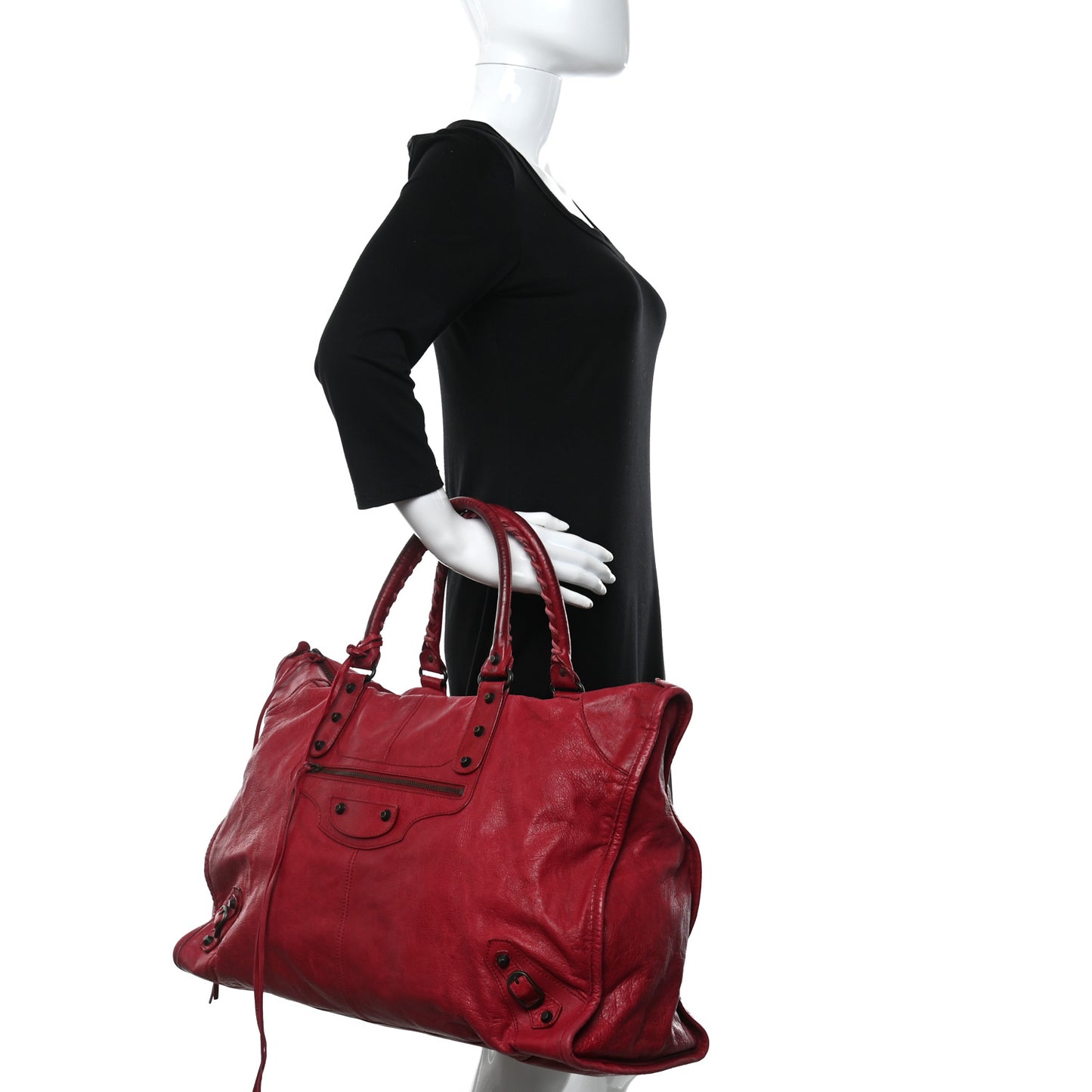Agneau Classic Hardware Weekender Rouge Coquelicot