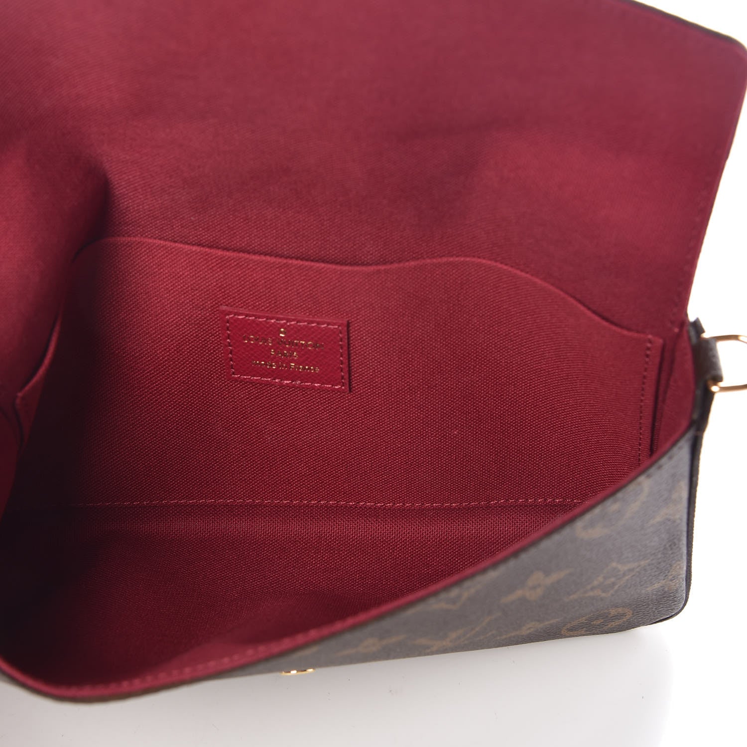 Louis Vuitton Monogram Pochette Felicie Chain Wallet Fuchsia 7 of 11