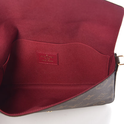 Louis Vuitton Monogram Pochette Felicie Chain Wallet Fuchsia 7 of 11
