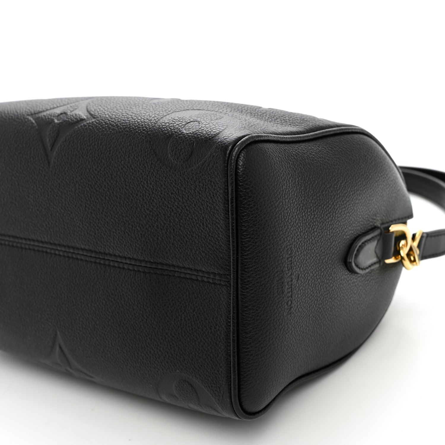 Louis Vuitton Empreinte Monogram Giant Speedy Bandouliere 25 Black 9 of 9