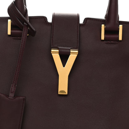 Saint Laurent Smooth Calfskin Medium Classic Y Cabas Bordeaux 8 of 10