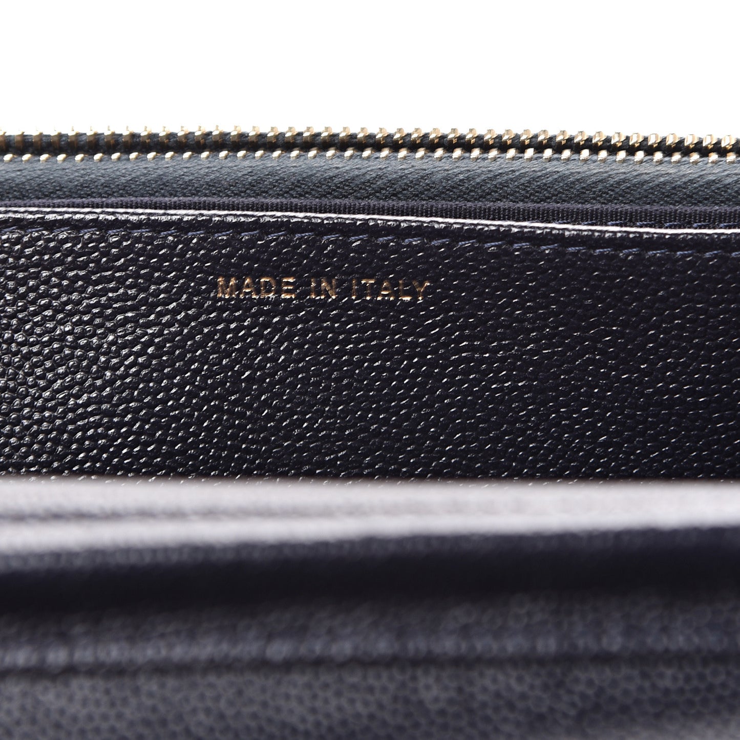 Caviar Quilted Golden Class Wallet On Chain WOC Navy