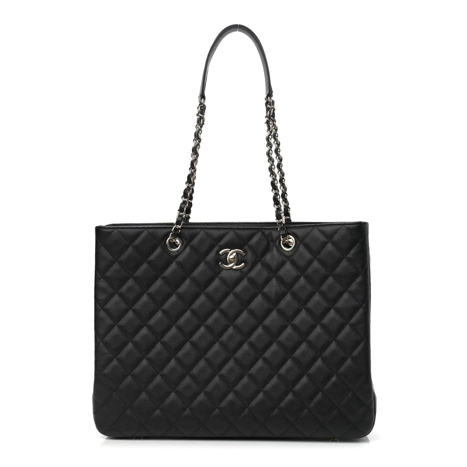 Chanel Caviar Quilted Large Shopping Tote Black 1 of 10