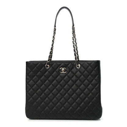 Chanel Caviar Quilted Large Shopping Tote Black 1 of 10