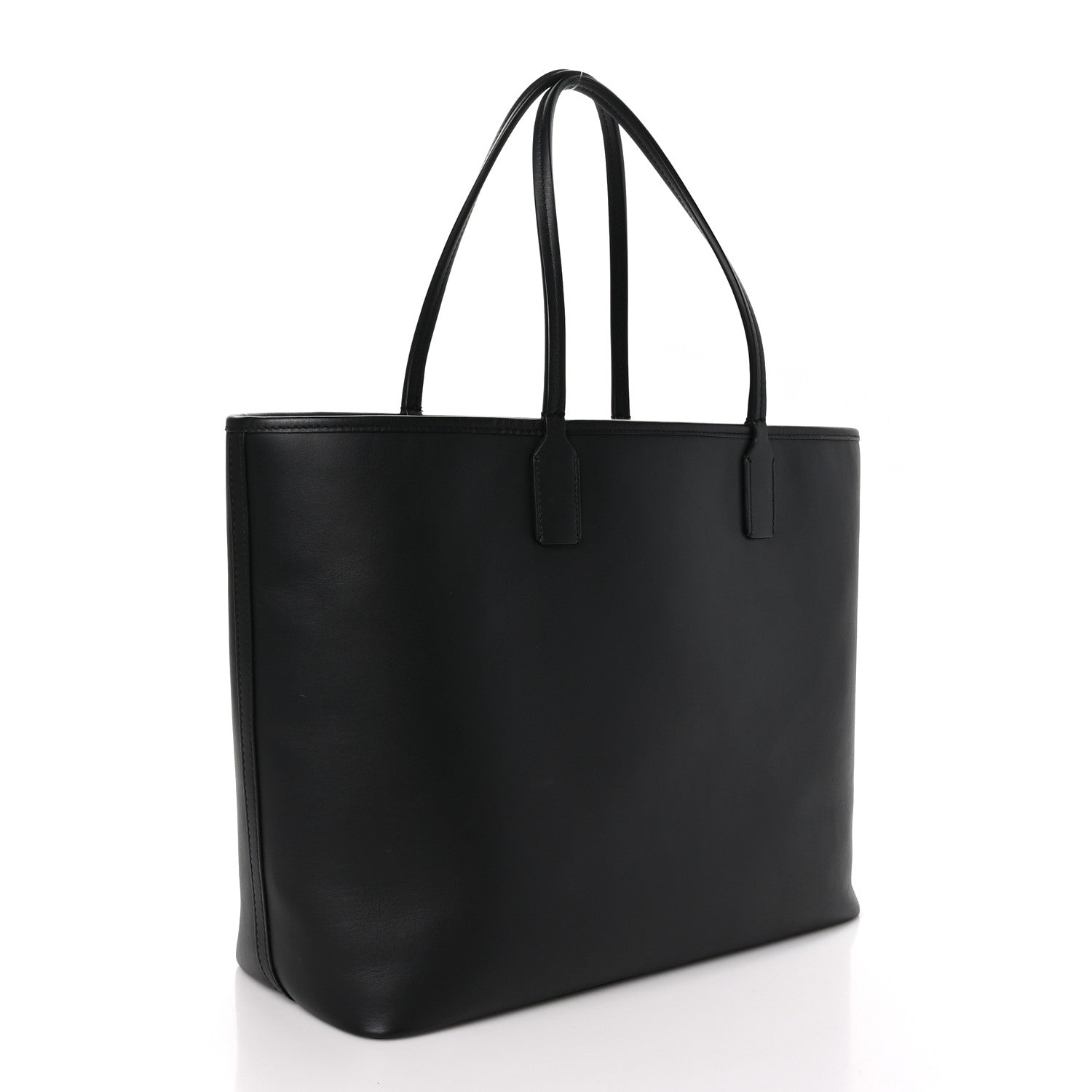 Dolce & Gabbana Calfskin Medium Fefe Tote Black 4 of 10