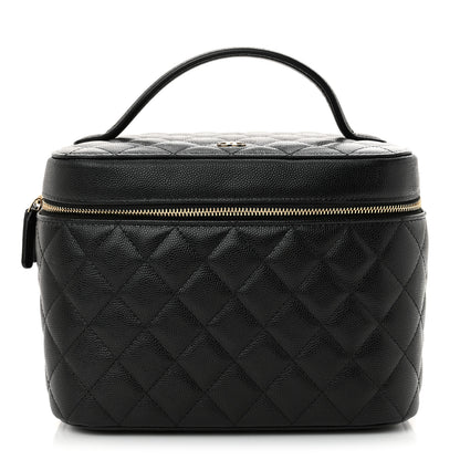 Chanel Caviar Quilted Large Vanity Pouch Black 1 of 11