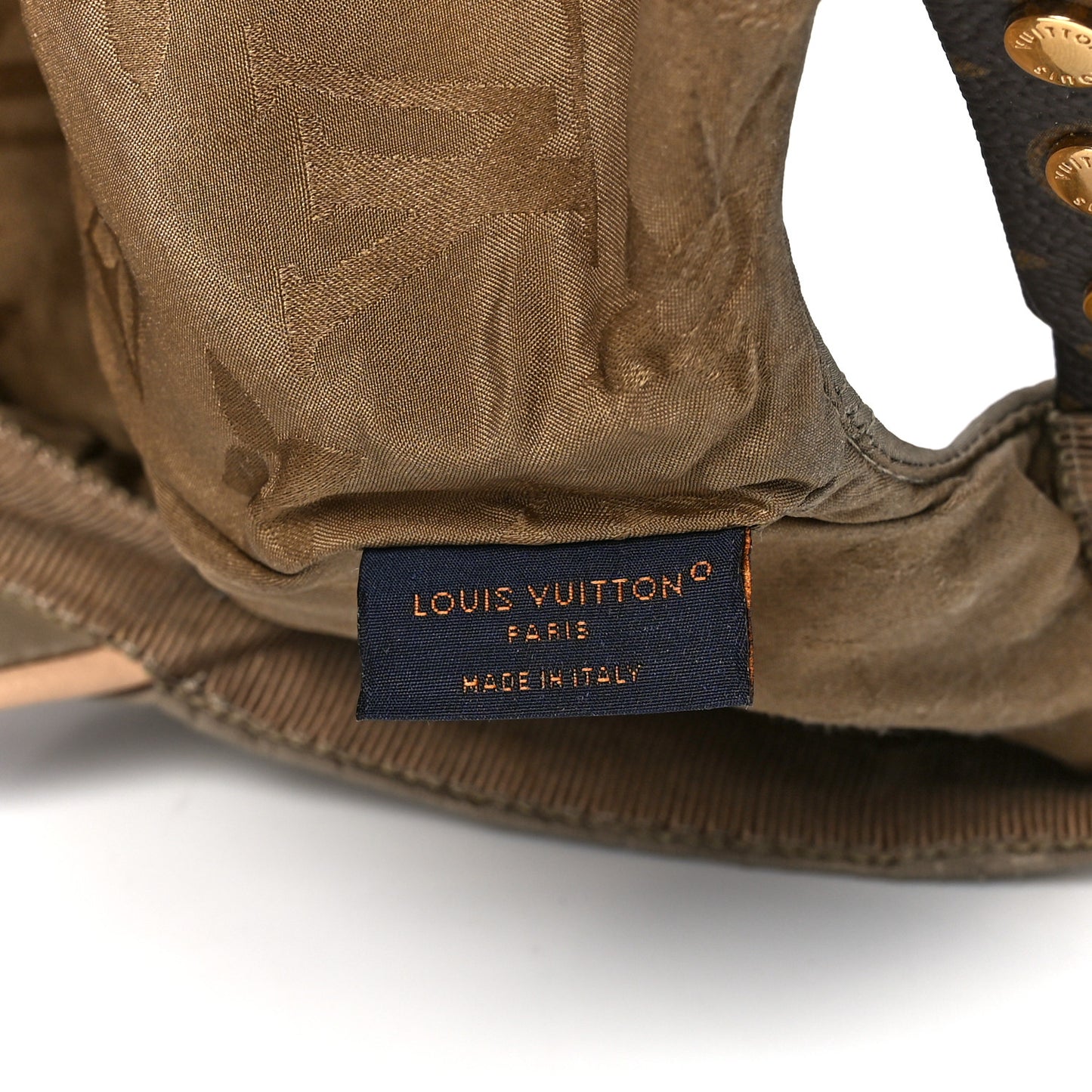 Monogram Polyester Silk LV Get Ready Cap Beige