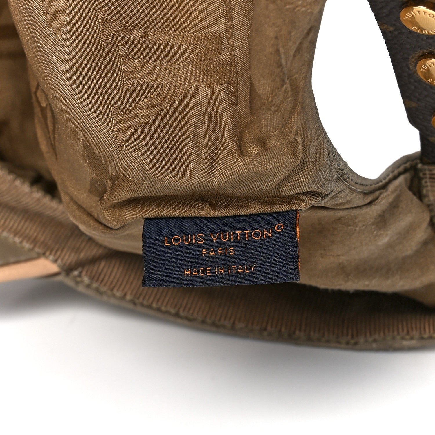 Louis Vuitton Monogram Polyester Silk LV Get Ready Cap Beige 7 of 7
