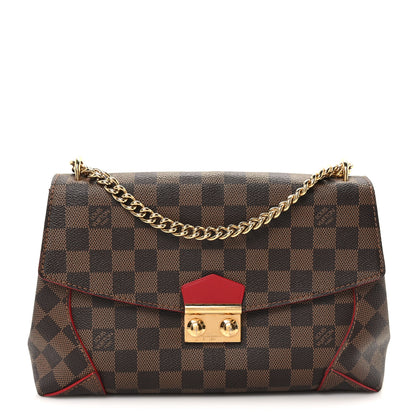Louis Vuitton Damier Ebene Caissa Clutch Cherry 1 of 9