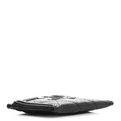 Chanel Caviar Quilted Filigree Card Holder Black 4 of 13