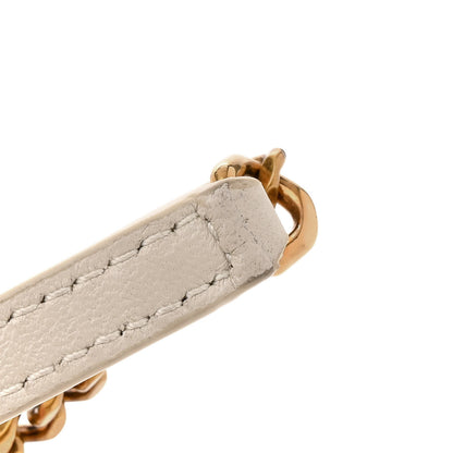 Saint Laurent Lambskin Quilted Monogram Mini Nolita Blanc Vintage 13 of 15