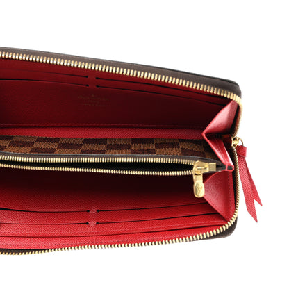 Louis Vuitton Damier Ebene Clemence Wallet Cherry 5 of 8