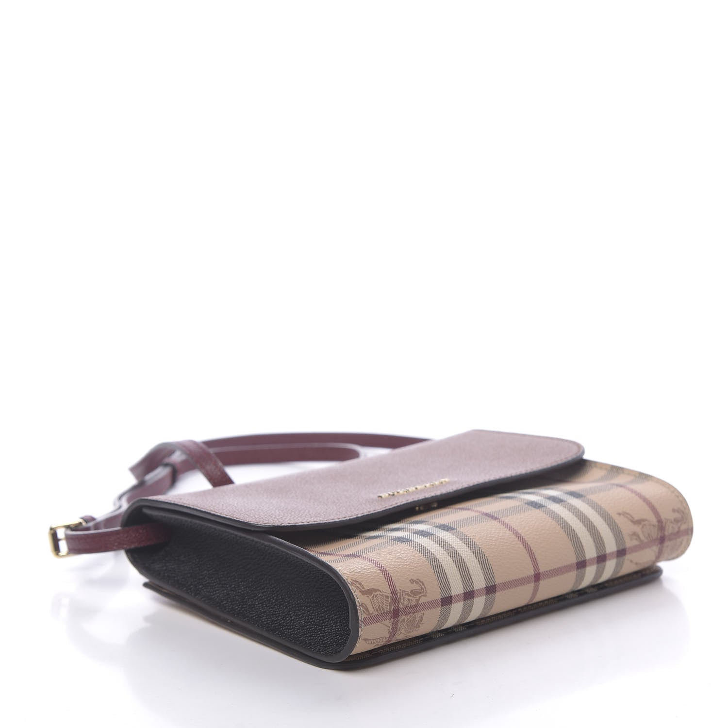 Burberry Haymarket Check Small Loxley Crossbody Bright Toffee 4 of 11