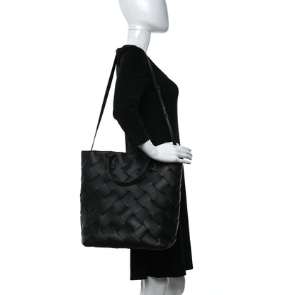 Bottega Veneta Nappa Maxi Cabat 30 Black 2 of 8