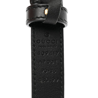 Gucci Calfskin Double G 20mm Belt 90 36 Black 3 of 4