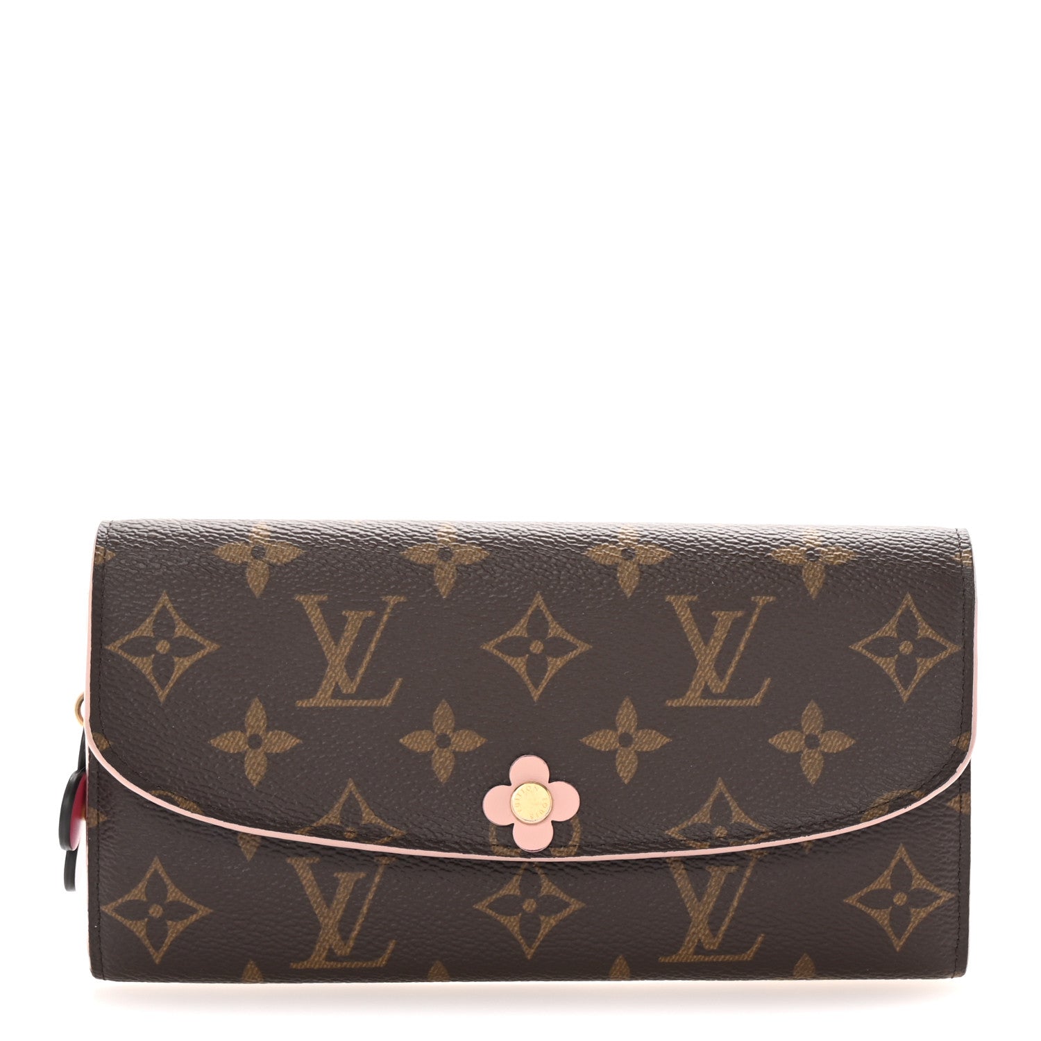 Louis Vuitton Monogram Bloom Flower Emilie Wallet Fuchsia 1 of 7