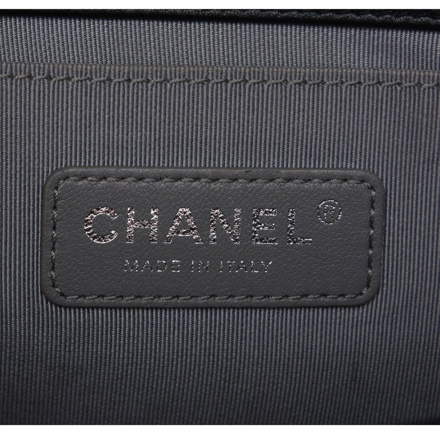 Chanel Calfskin Chevron Quilted Medium Boy Flap Black 6 of 8