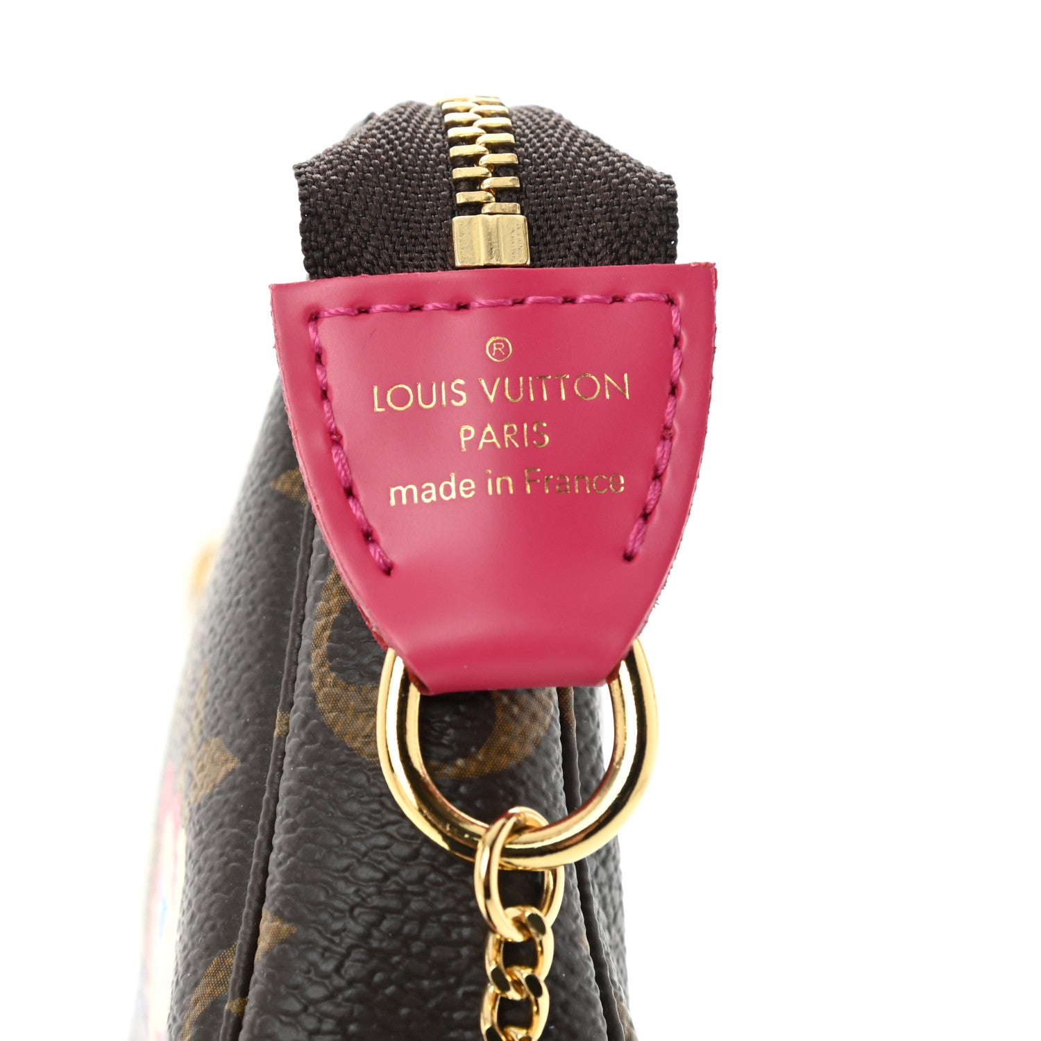 Louis Vuitton Monogram 2020 Christmas Animation Roller Coaster Mini Pochette Accessories Pivoine 5 of 8
