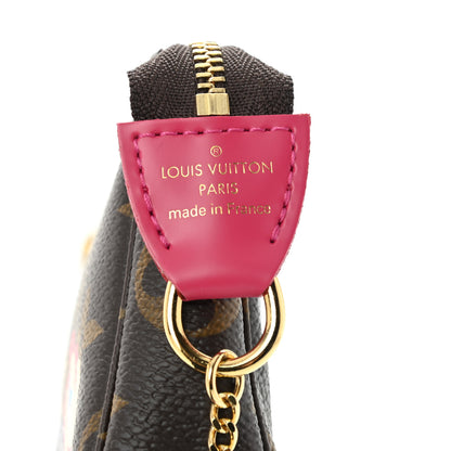 Louis Vuitton Monogram 2020 Christmas Animation Roller Coaster Mini Pochette Accessories Pivoine 5 of 8