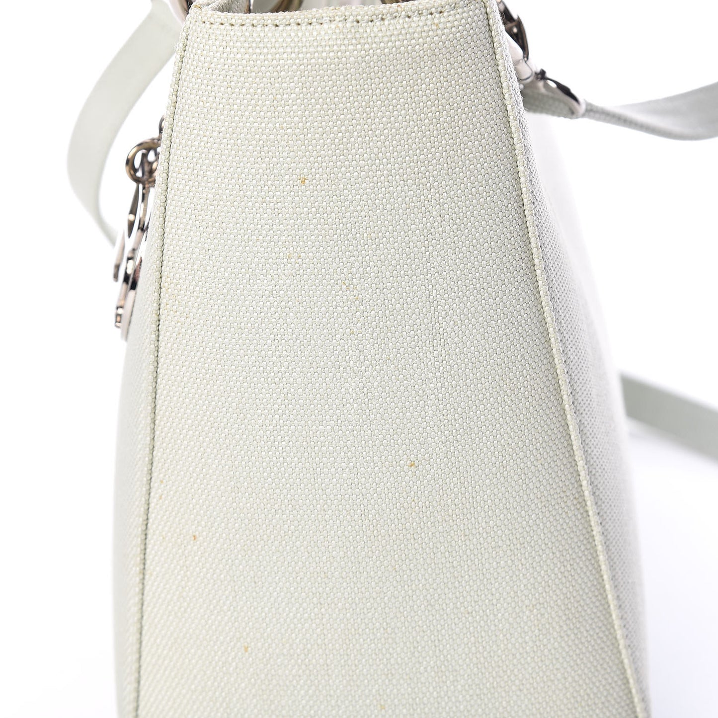 Canvas Crocodile Medium Lady Dior Vert Clair