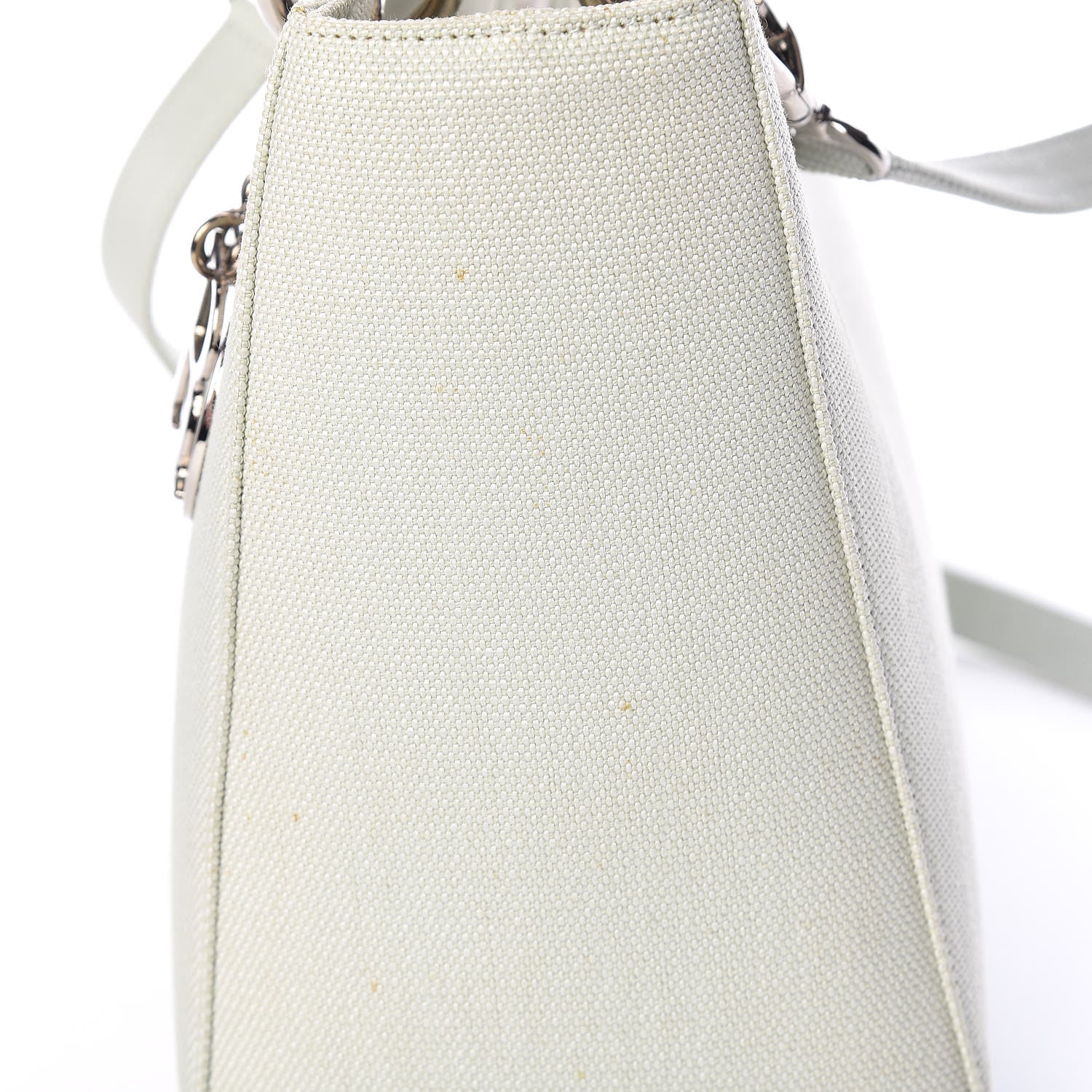Christian Dior Canvas Crocodile Medium Lady Dior Vert Clair 18 of 19