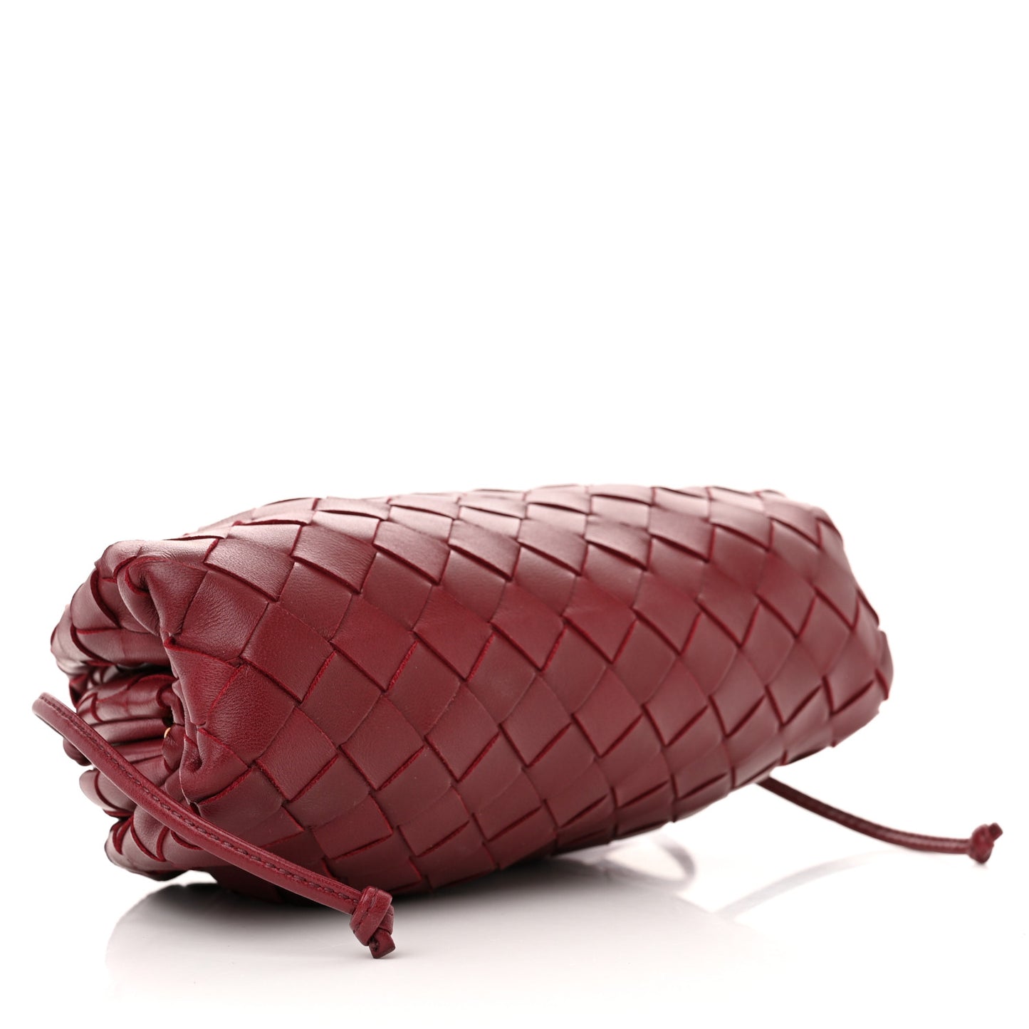 Nappa Intrecciato The Mini Pouch Bordeaux