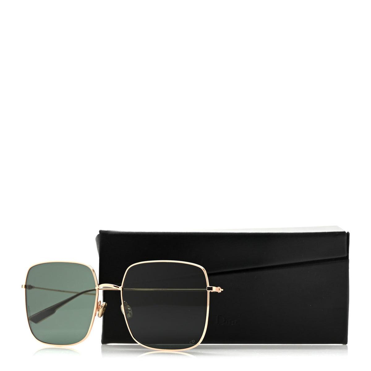 Christian Dior Metal DiorStellaire 1 Sunglasses  Rose Gold Green 9 of 9