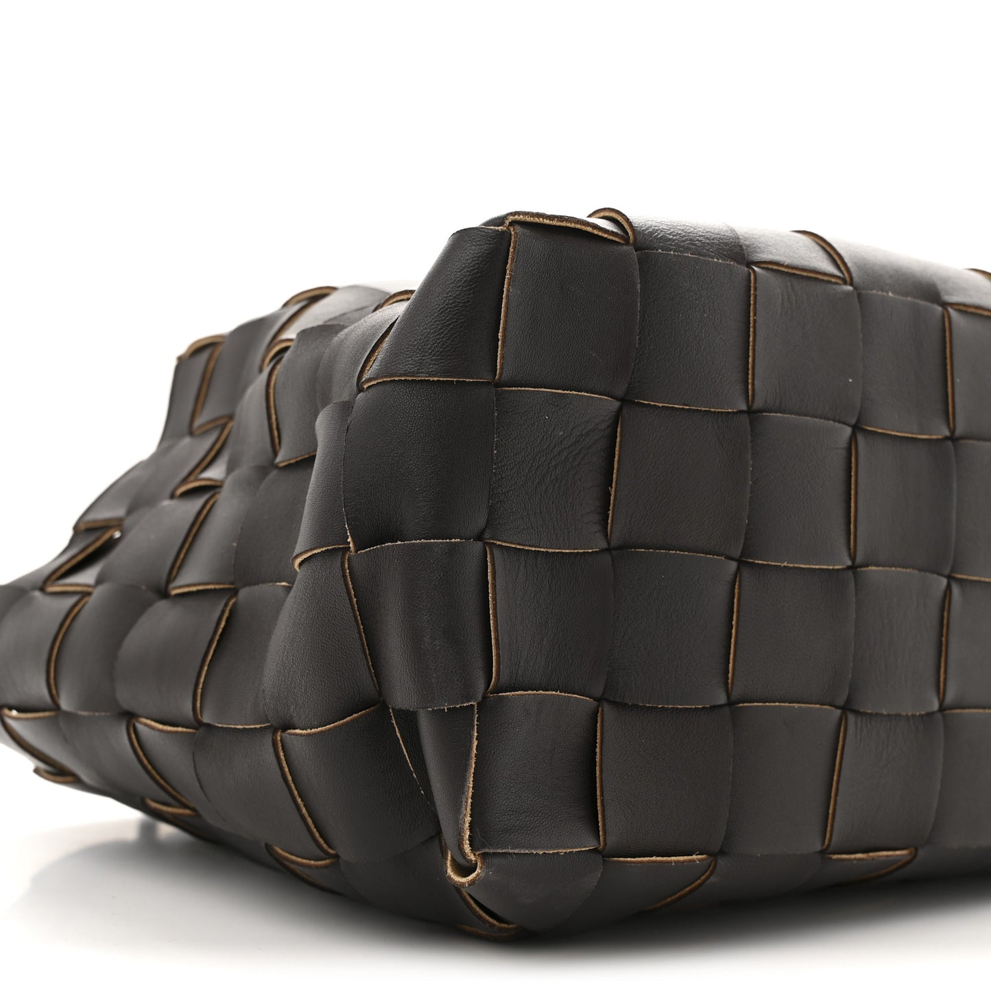 Nappa Maxi Intrecciato Large Cabat Fondant