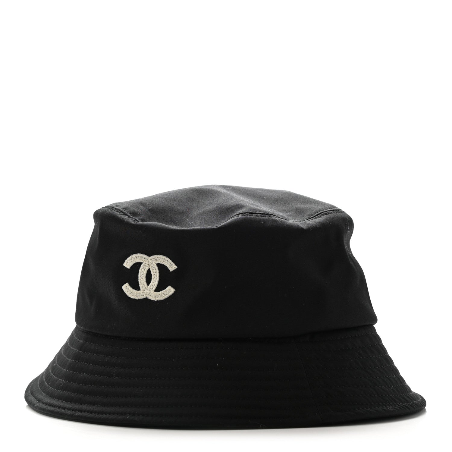 Chanel Cotton CC Bucket Hat M Black 1 of 8