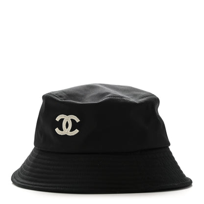 Chanel Cotton CC Bucket Hat M Black 1 of 8