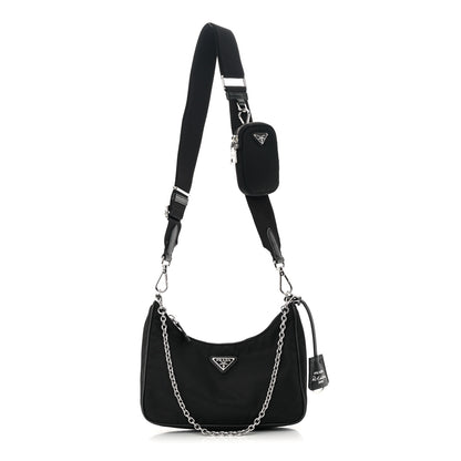 Prada Nylon Re-Edition 2005 Shoulder Bag Black 1 of 16