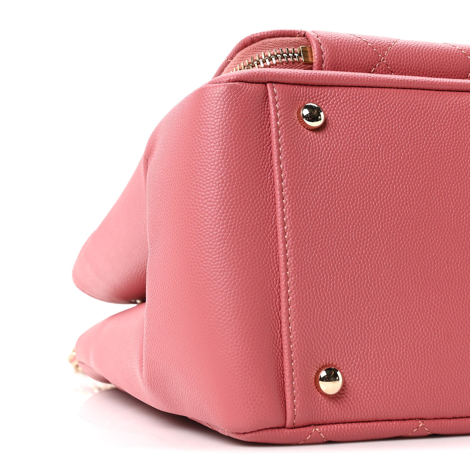 Chanel Caviar Quilted Small Business Affinity Shopping Bag Pink 8 of 10