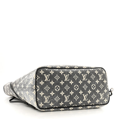 Louis Vuitton Denim Monogram Jacquard Neverfull MM Grey 4 of 9
