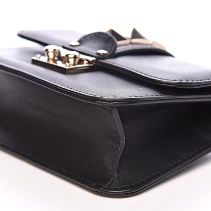Valentino Garavani Vitello Mini Glam Lock Rockstud Flap Black 8 of 11
