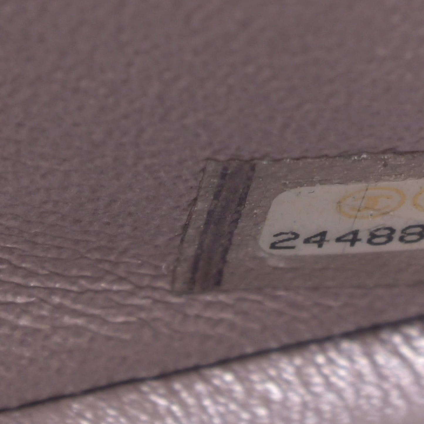 Metallic Lambskin Quilted Mini Rectangular Flap Silver