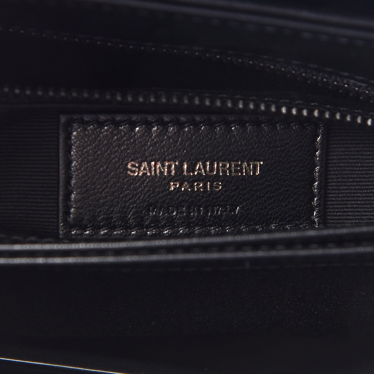 Calfskin Y Quilted Monogram Toy Loulou Crossbody Bag Black