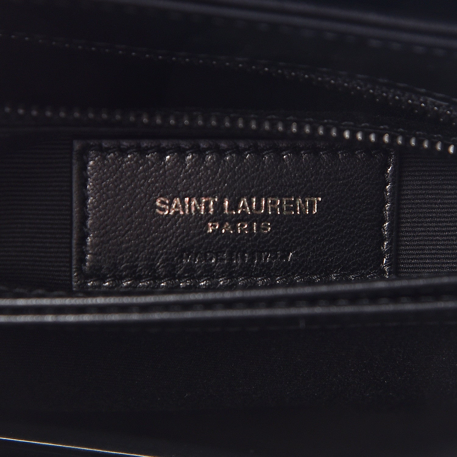 Saint Laurent Calfskin Y Quilted Monogram Toy Loulou Crossbody Bag Black 7 of 12