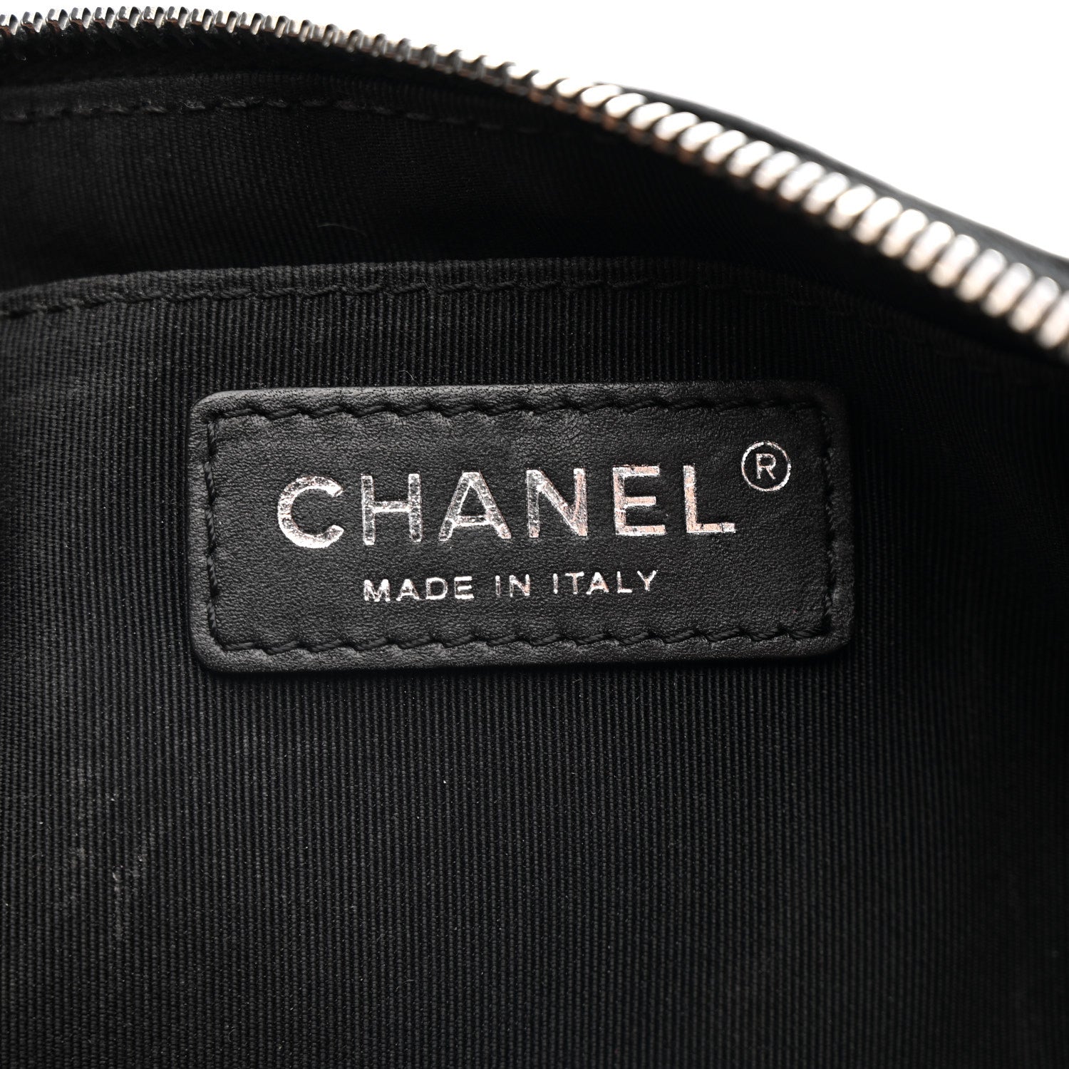 Chanel Crumpled Calfskin Quilted Casual Rock Waist Bag Fanny Pack Black 6 of 12
