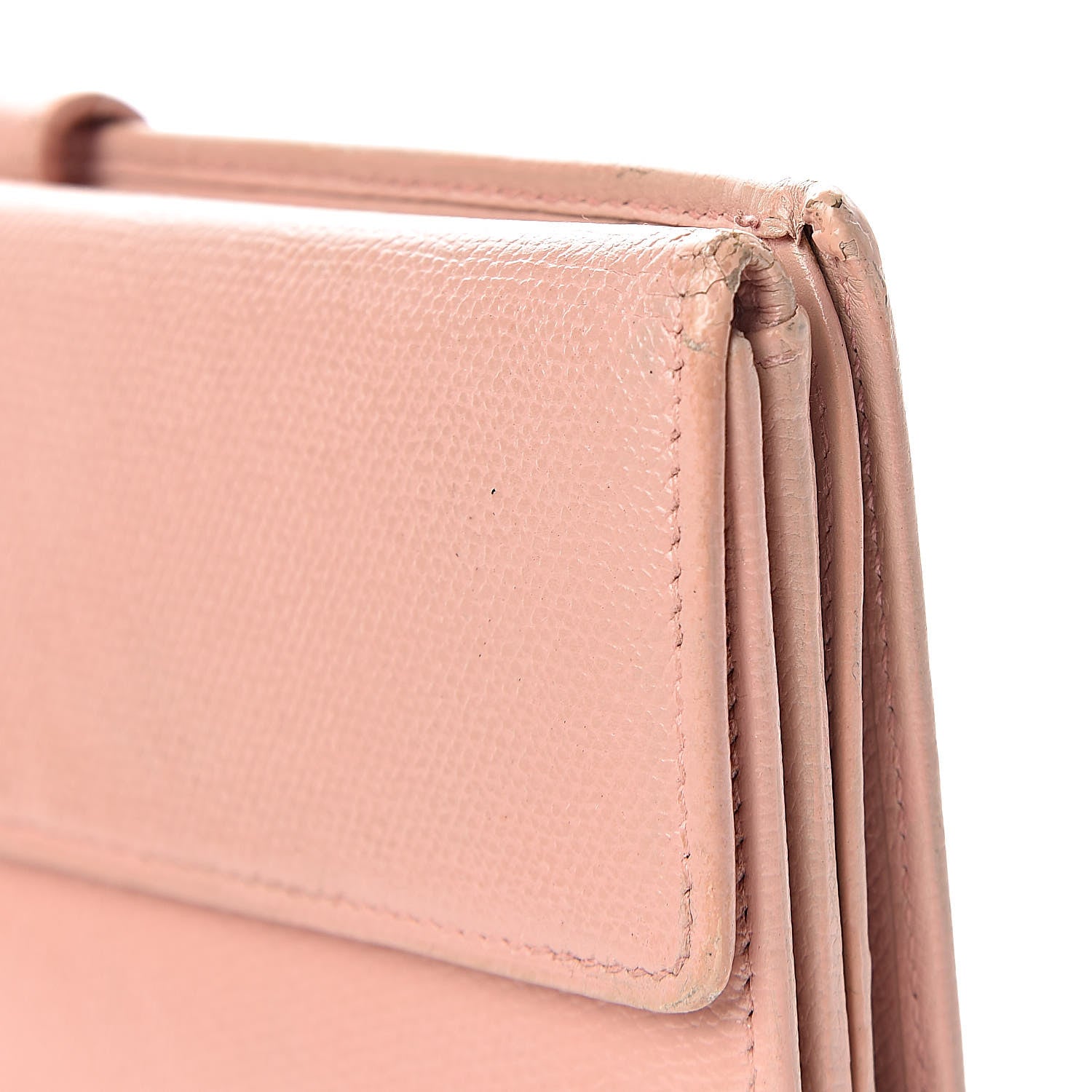 Chanel Grained Calfskin CC Button Wallet Pink 11 of 24