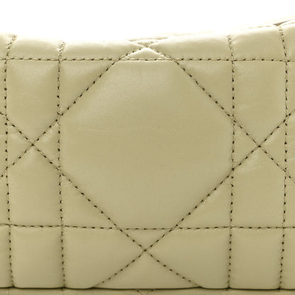Christian Dior Calfskin Macrocannage Small Diortravel Nomad Pouch Desert Sage 8 of 10