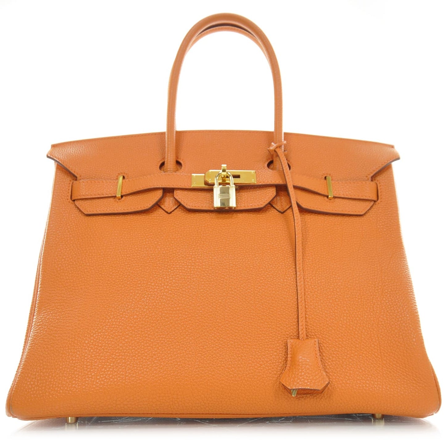 Togo Birkin 35 Orange