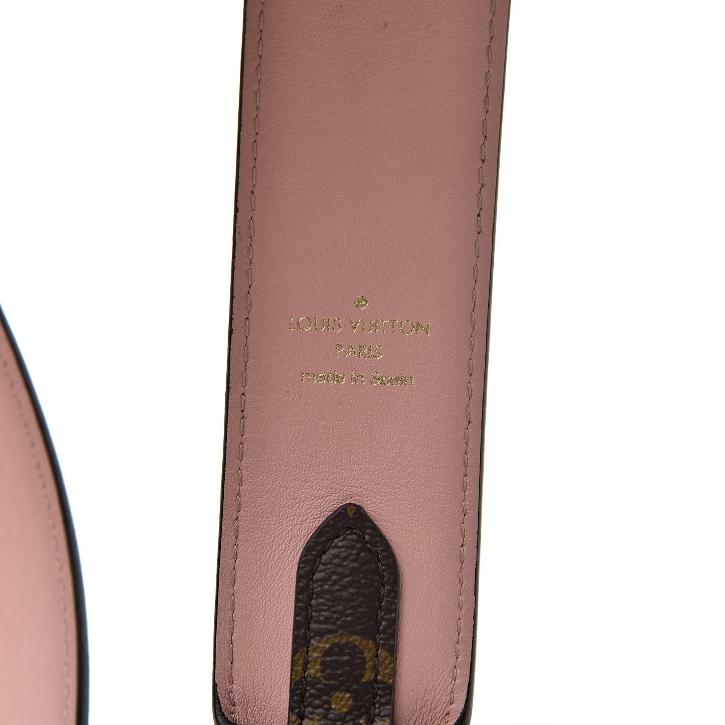 Monogram Bandouliere Shoulder Strap Rose Poudre