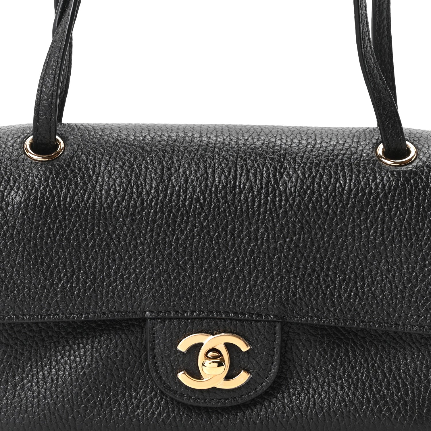 Chanel Grained Calfskin Mini Souplissimo Maxi Flap Black 7 of 10