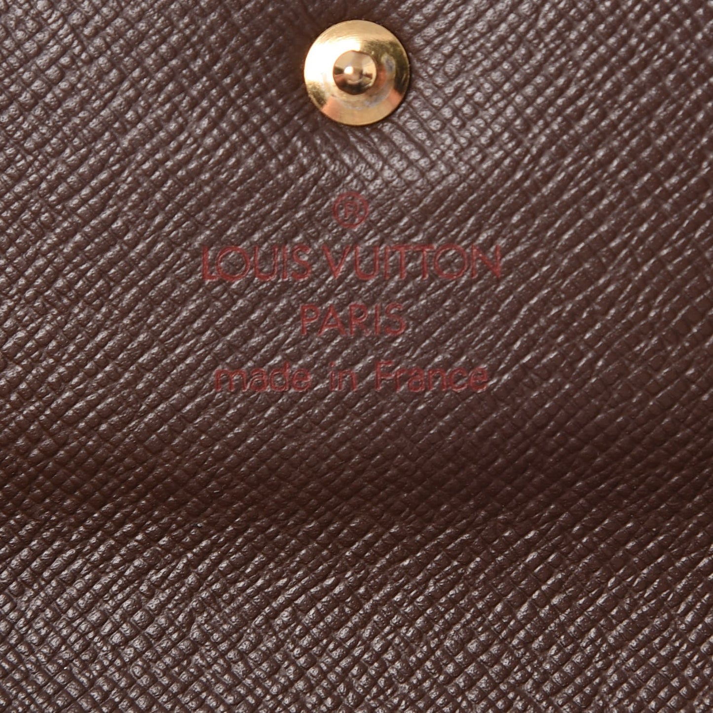 Damier Ebene Porte Tresor Etui Papier Wallet