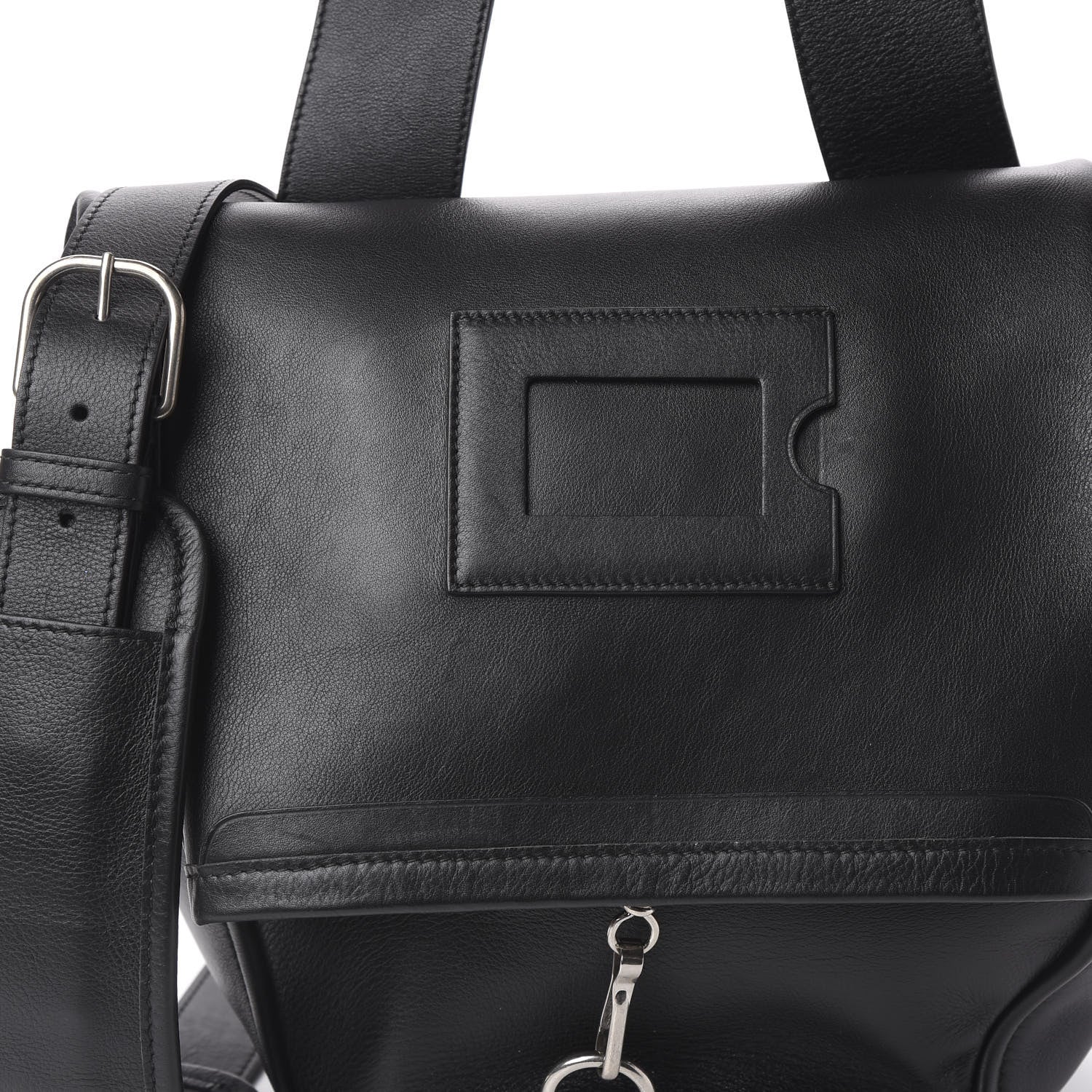 Balenciaga Calfskin Convertible Shoulder Bag Black 9 of 9