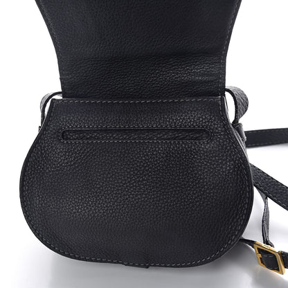 Chloe Calfskin Mini Marcie Round Crossbody Bag Black 13 of 13