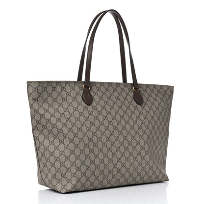 Gucci GG Supreme Monogram Medium Ophidia Shopping Tote Ebony 3 of 8