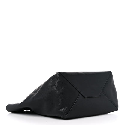 Celine Soft Grained Calfskin Small Belt Cabas Phantom Black 4 of 13